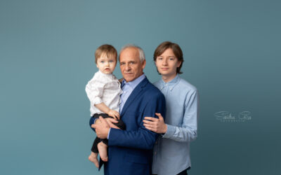 Sesja z dziadkiem studio