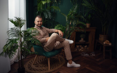 Biznesowa sesja męska studio
