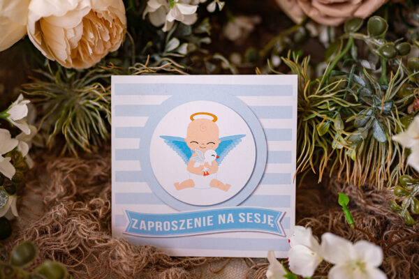 Voucher Podarunkowy na Sesję Zdjęciową - druk + koperta WZÓR 1