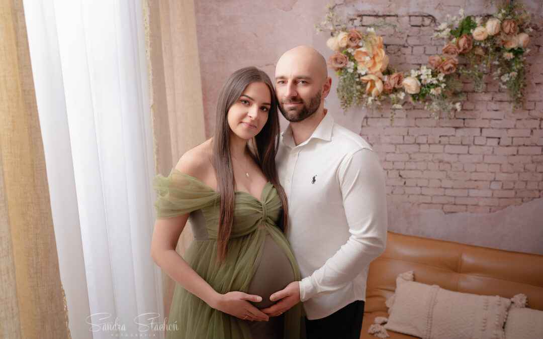sesja ciążowa w studiu